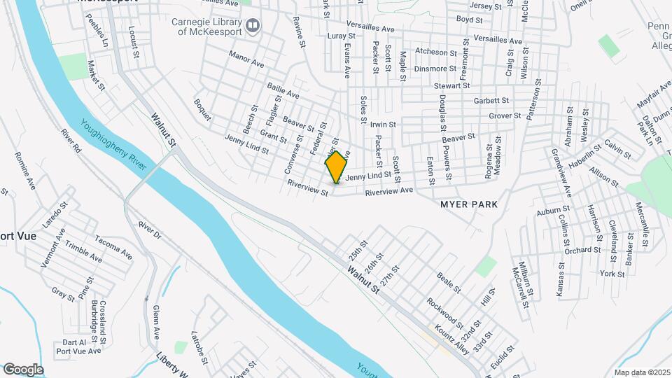 1913 Evans Ave Map and Location Details