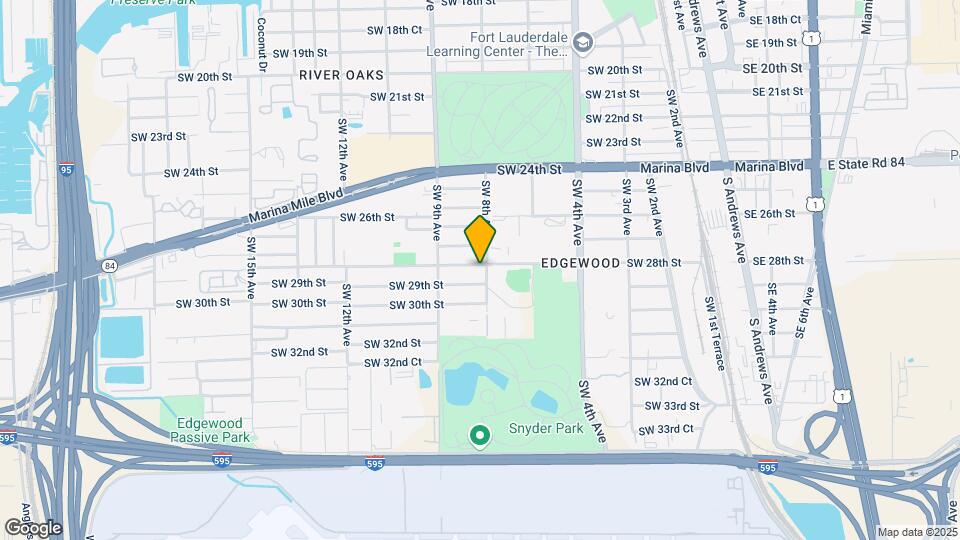 804 SW 28th St-Unit -1 Map and Location Details