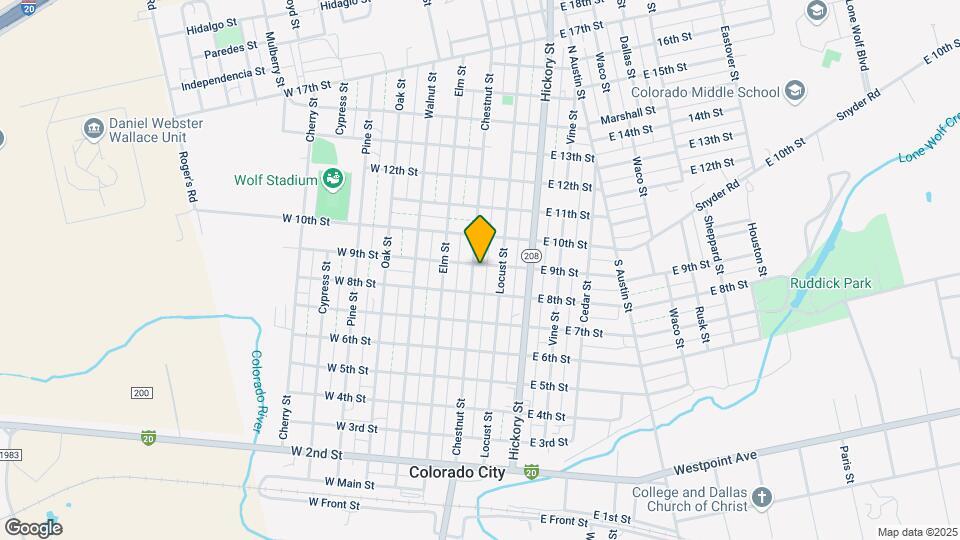 844 Chestnut St Map and Location Details