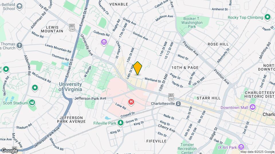 1303 Wertland St Map and Location Details