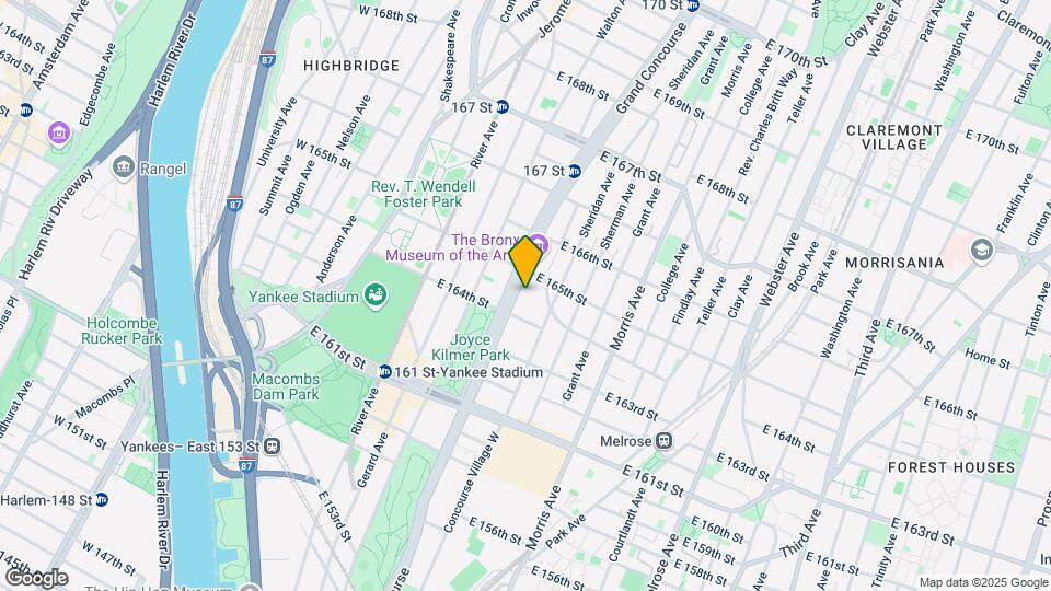 1020-1020 Grand Concourse Map and Location Details