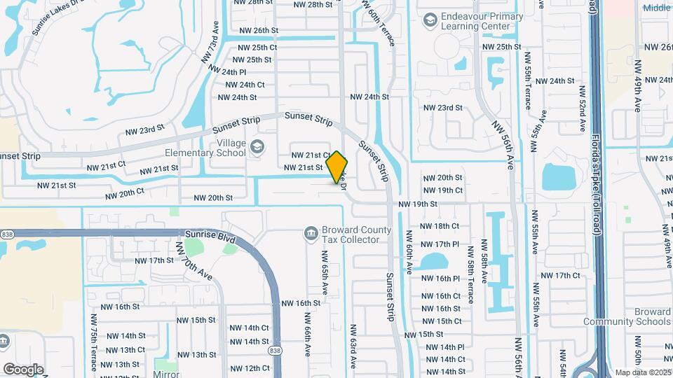6410 NW 20th Ct Map and Location Details