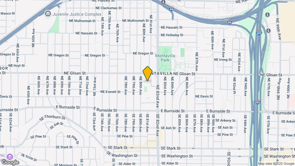 8045 NE Flanders St Mapa y Detalles de la Ubicación