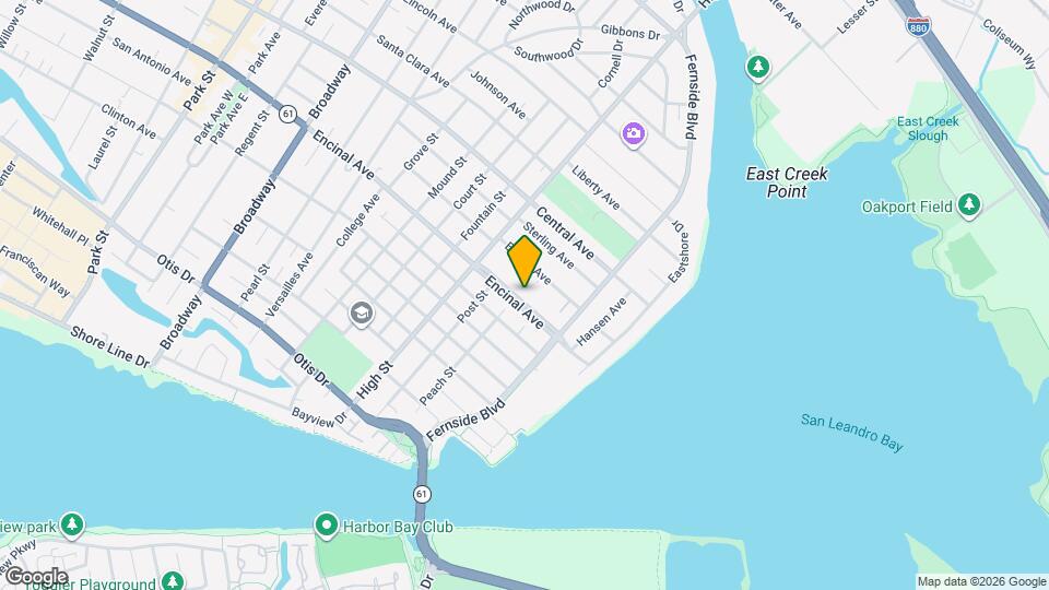 3249 Encinal Ave Map and Location Details