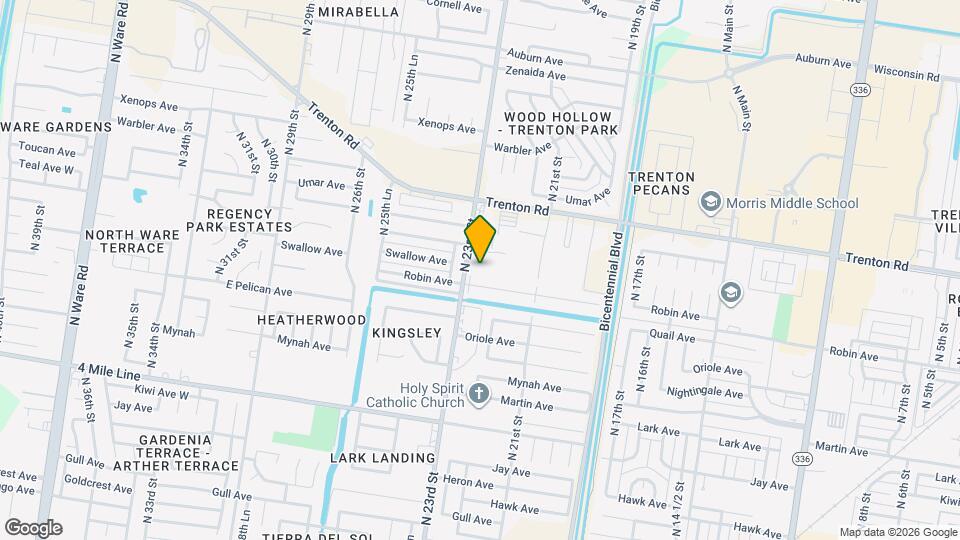 7008 N 23rd St Map and Location Details