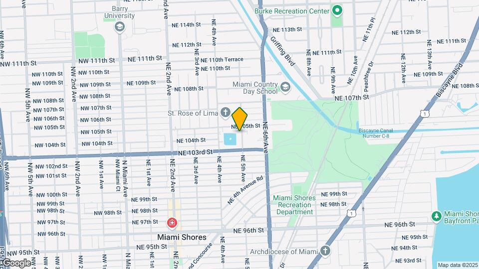 10450 NE 5th Ave Map and Location Details