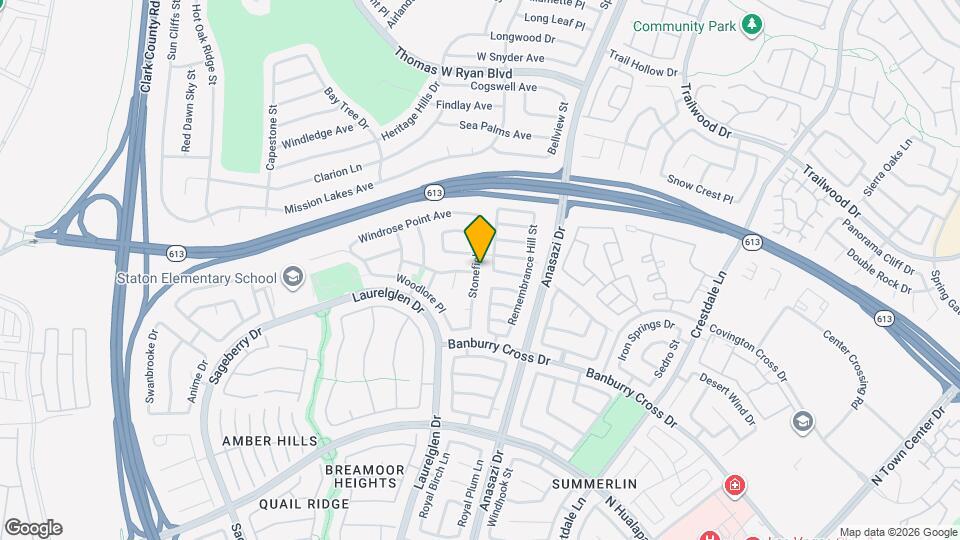 1716 Stonefield St Map and Location Details