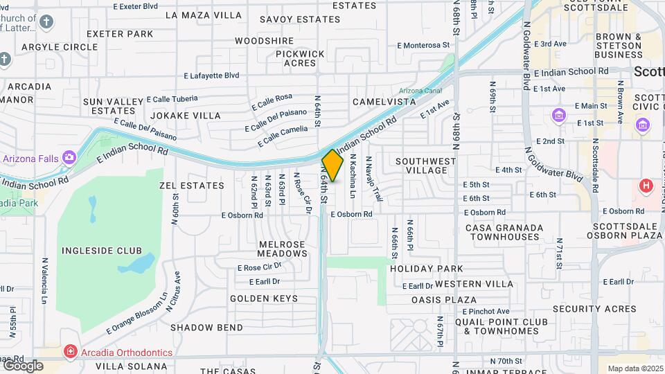 3501 N 64th St Mapa y Detalles de la Ubicación