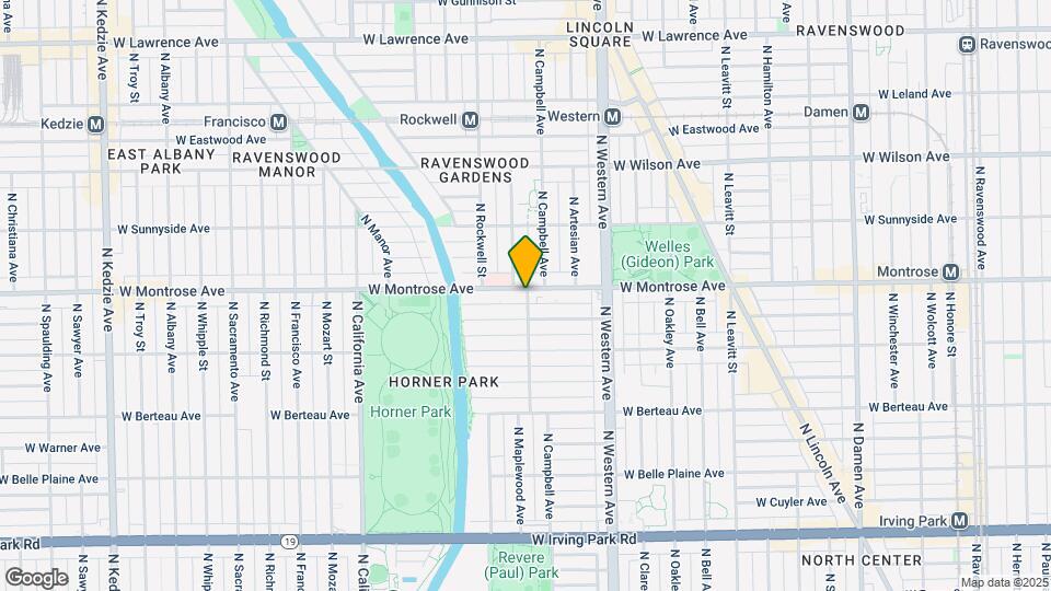 2519 W Montrose Ave Map and Location Details
