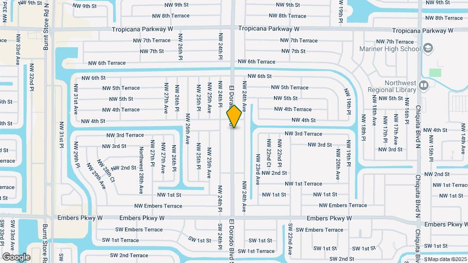 317 El Dorado Blvd N Map and Location Details