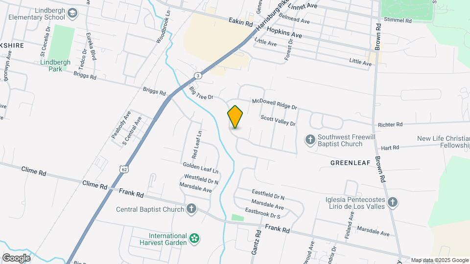 2016 Big Tree Dr Mapa y Detalles de la Ubicación