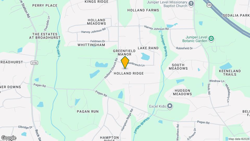 1013 Holland Ridge Dr Map and Location Details