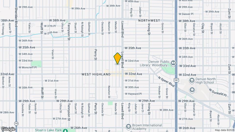 3256 Meade St Map and Location Details