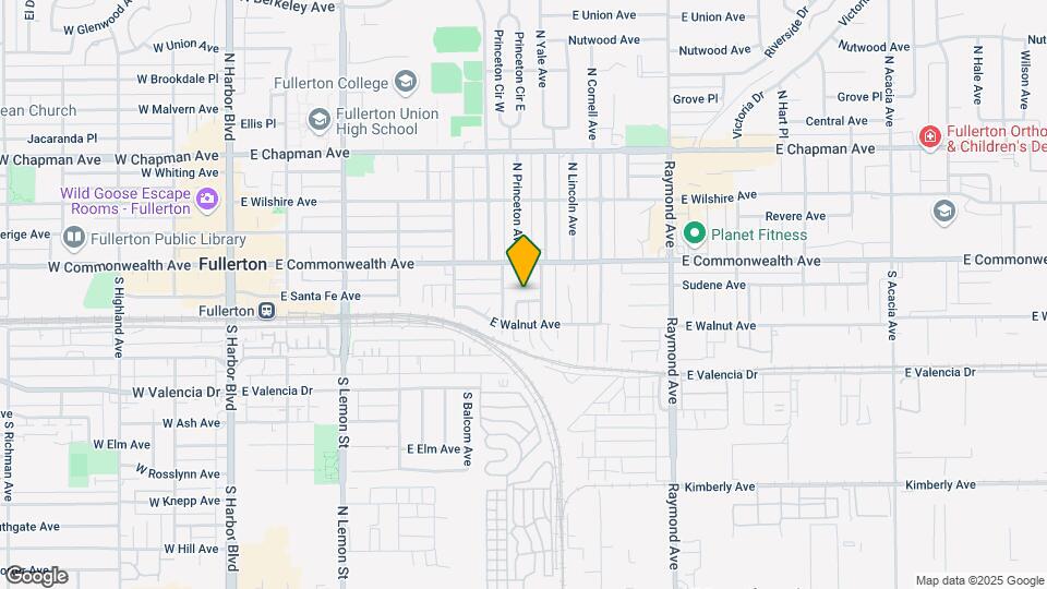 709 E Santa Fe Ave Mapa y Detalles de la Ubicación