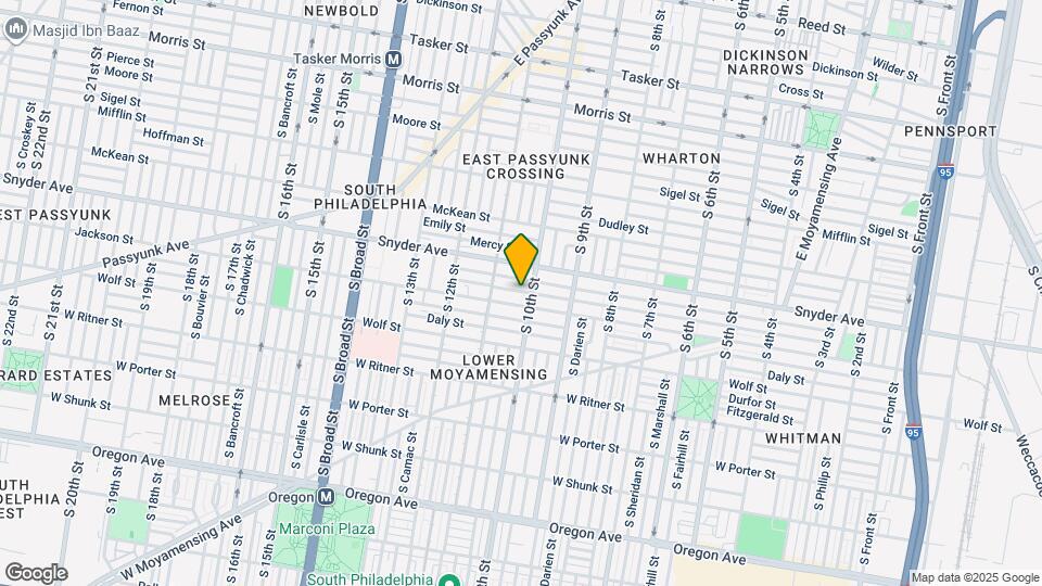 1010 Winton St Map and Location Details