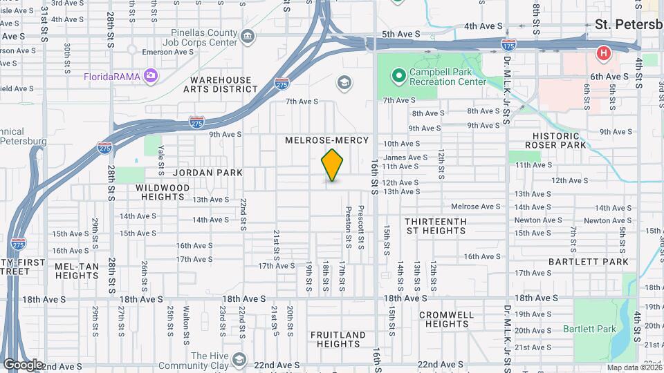 1761 1/2 13th Ave S Map and Location Details