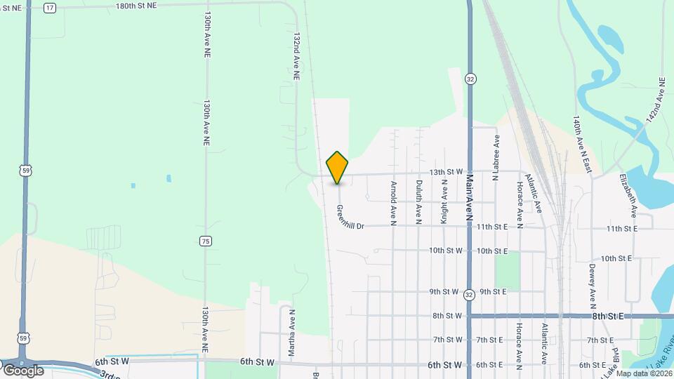 1211 Greenhill Dr Map and Location Details