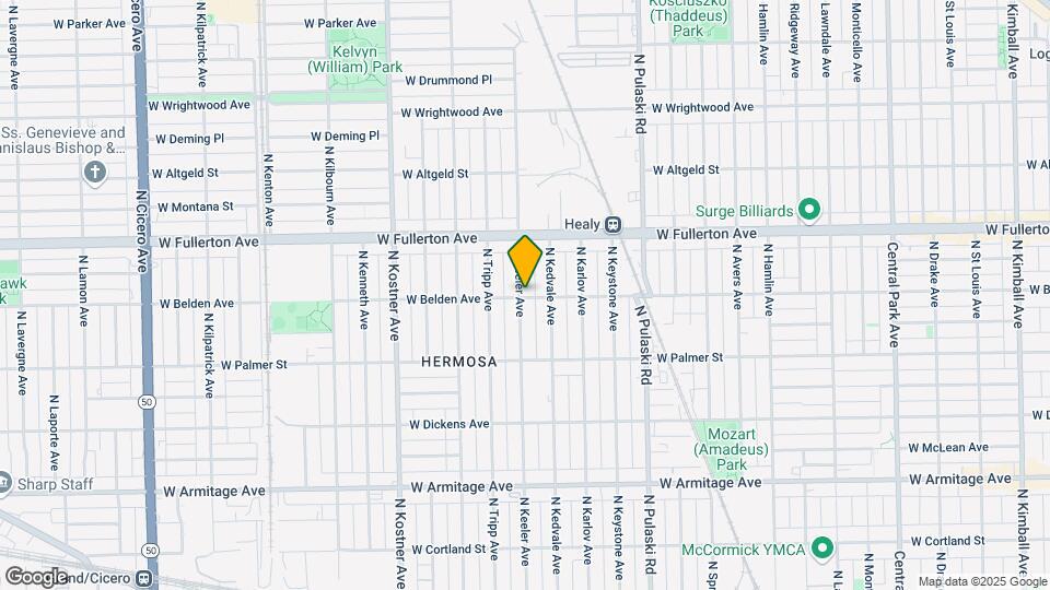 4156 W Belden Ave Map and Location Details