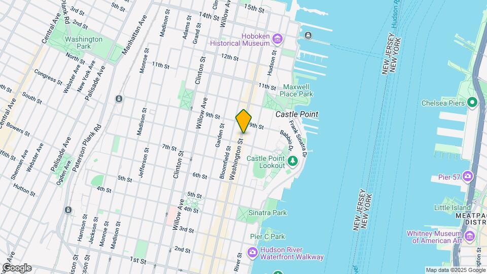 809 Washington St Map and Location Details
