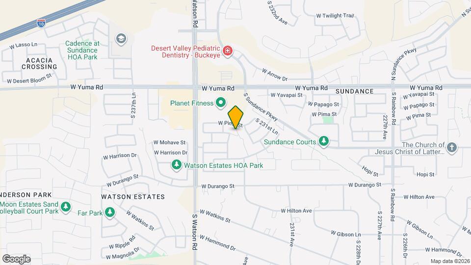 23340 W Cocopah St Map and Location Details