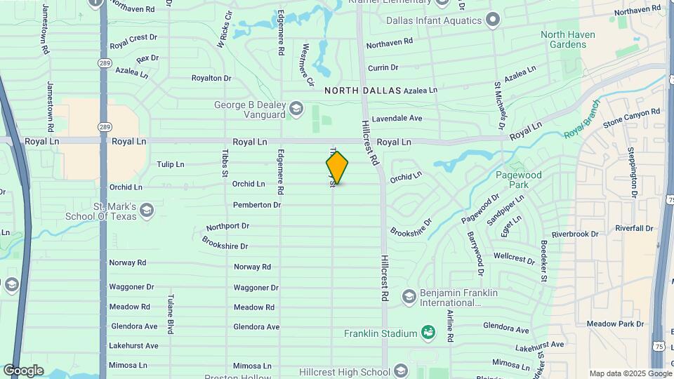 6706 Orchid Ln Map and Location Details