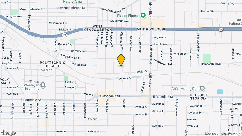 908 Clairemont Ave Map and Location Details