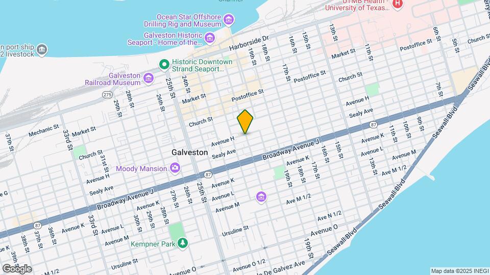 801 21st St Map and Location Details