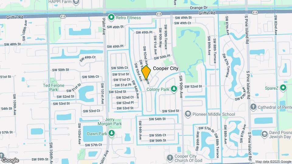 5125 SW 92nd Terrace Map and Location Details