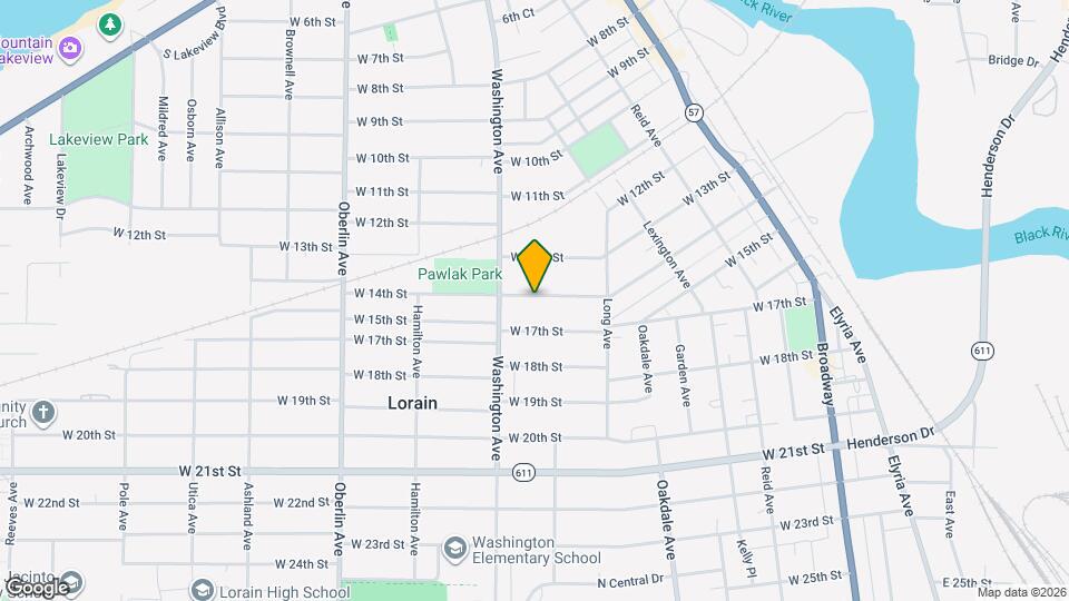 913 W 14th St Map and Location Details