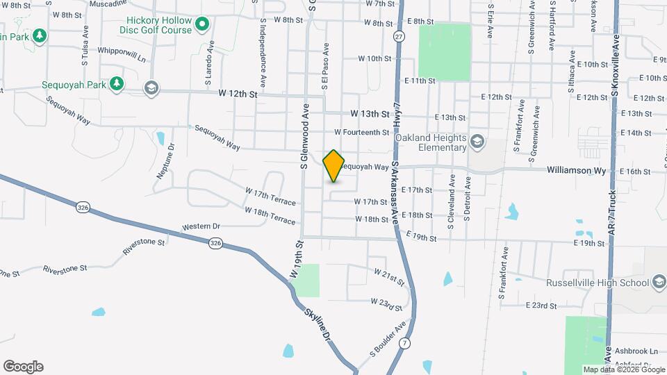 406 W 16th Ct Map and Location Details