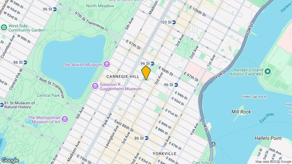 1425 Lexington Ave Map and Location Details