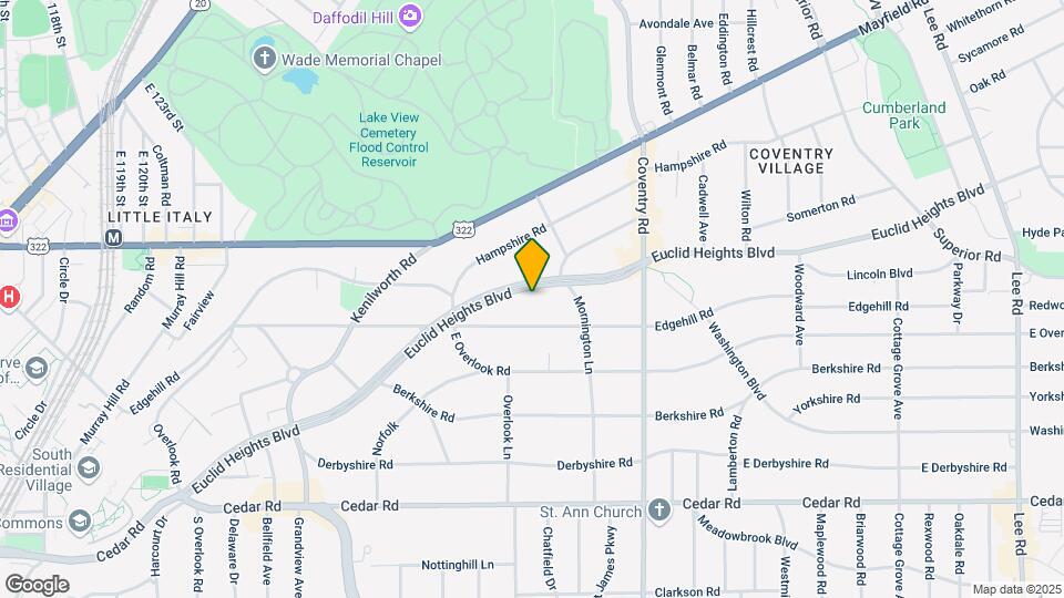 2660-2672 Euclid Heights Blvd Mapa y Detalles de la Ubicación