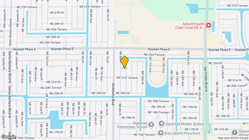 2200 NE 9th Ave Map and Location Details