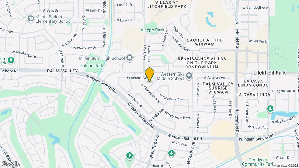 3974 N 146th Ln Map and Location Details