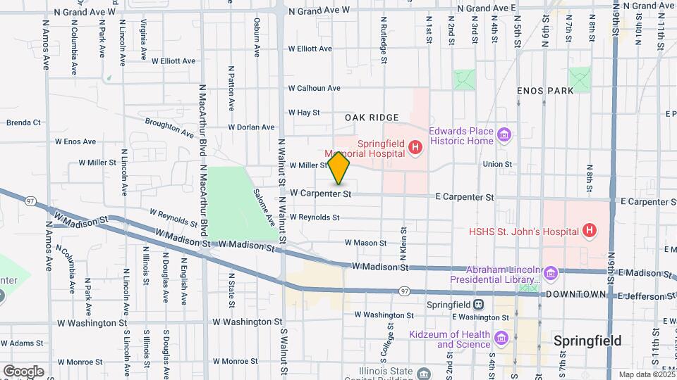 409 W Carpenter St Map and Location Details