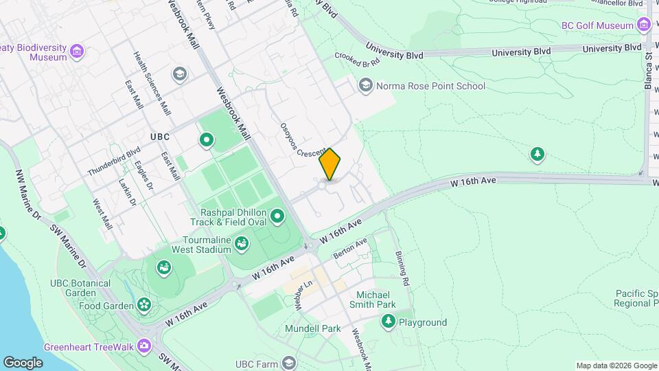 5XXX Hampton Pl Map and Location Details