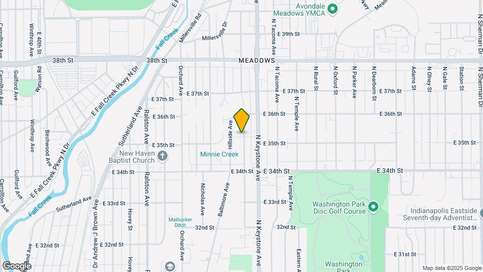 3502 Brouse Ave Map and Location Details