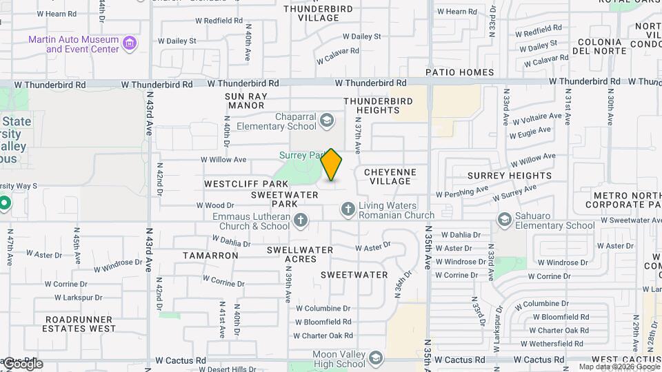 3746 W Surrey Ave Map and Location Details