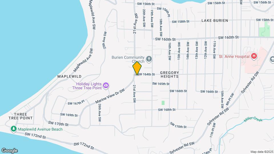 16406 Marine View Dr SW Map and Location Details
