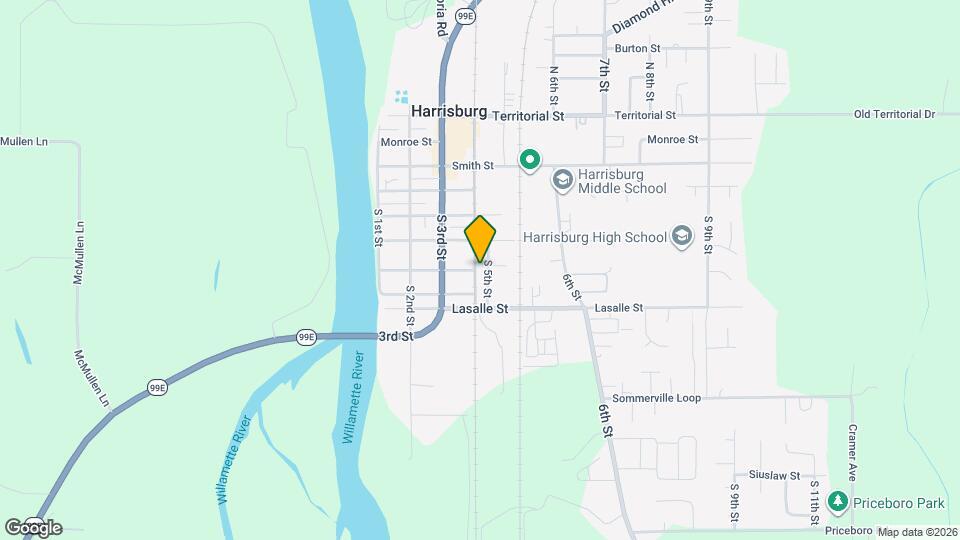 500 S 5th St Map and Location Details