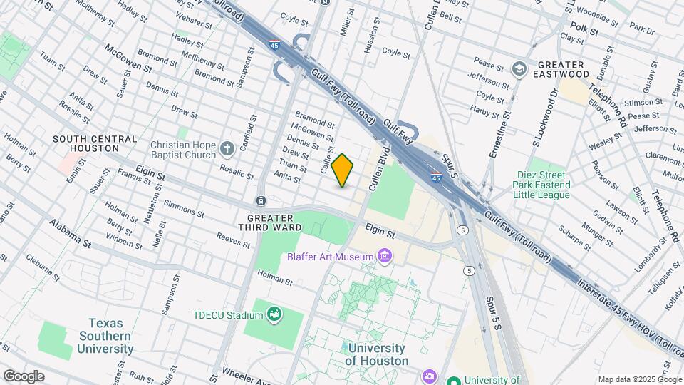 3911 Anita St Map and Location Details