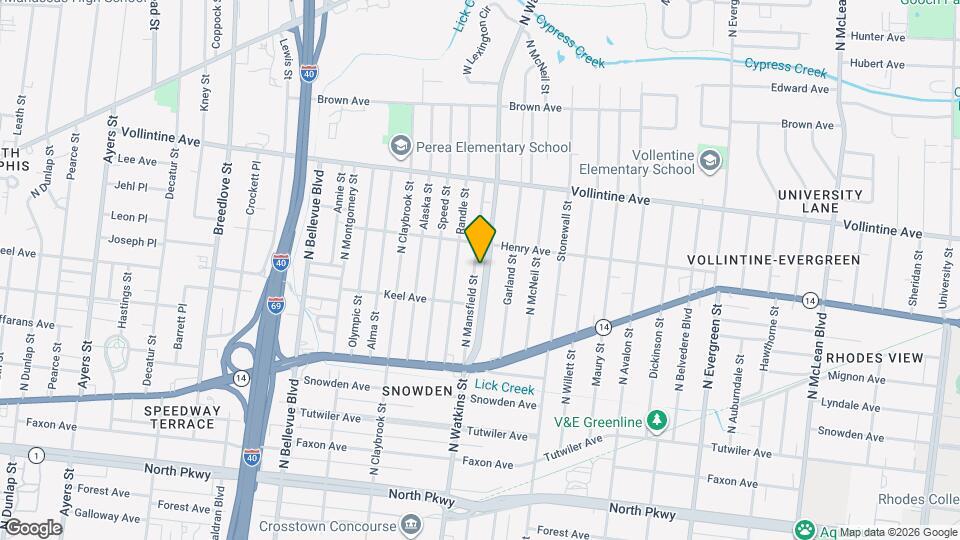 823 N Watkins St Mapa y Detalles de la Ubicación