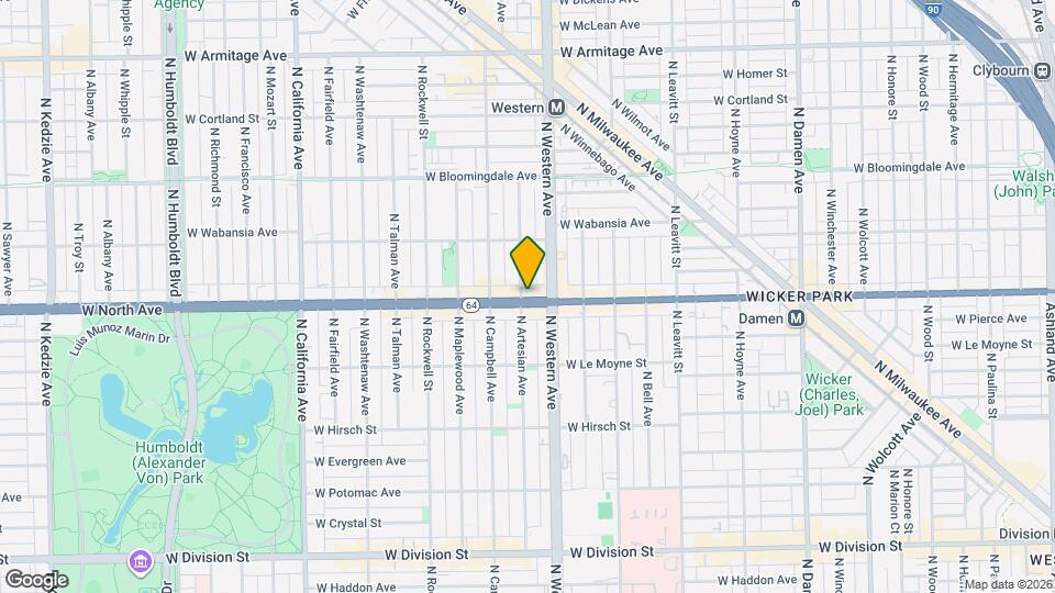 2422 W North Ave, Unit K08J Mapa y Detalles de la Ubicación