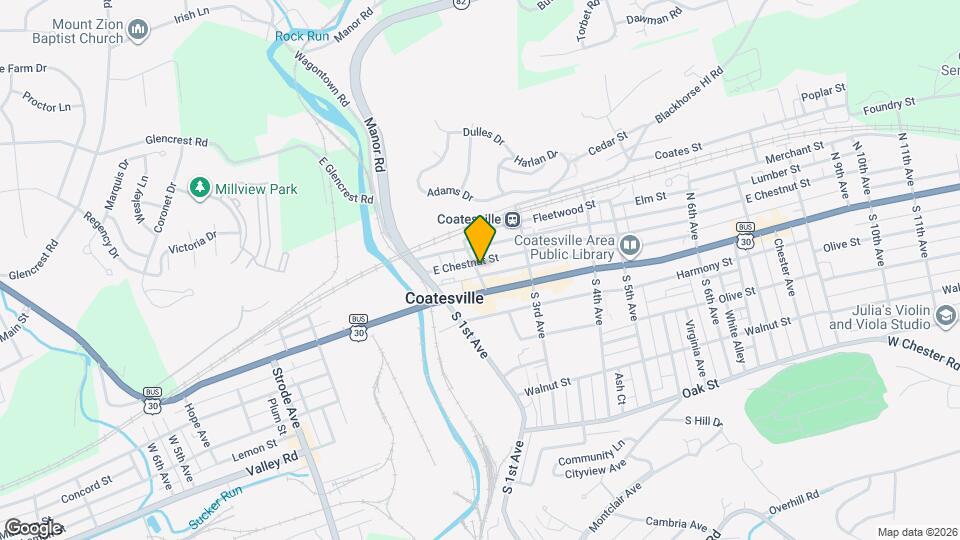 23 N 2nd Ave Map and Location Details