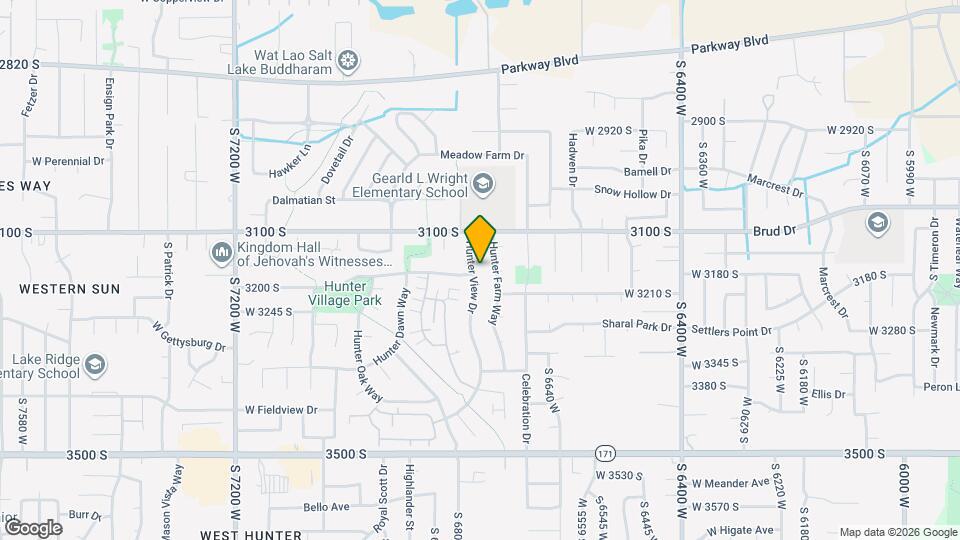 3167 S Hunter View Dr Mapa y Detalles de la Ubicación