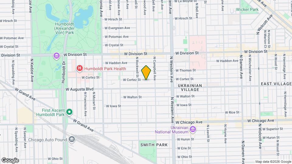 2531 W Cortez St Map and Location Details