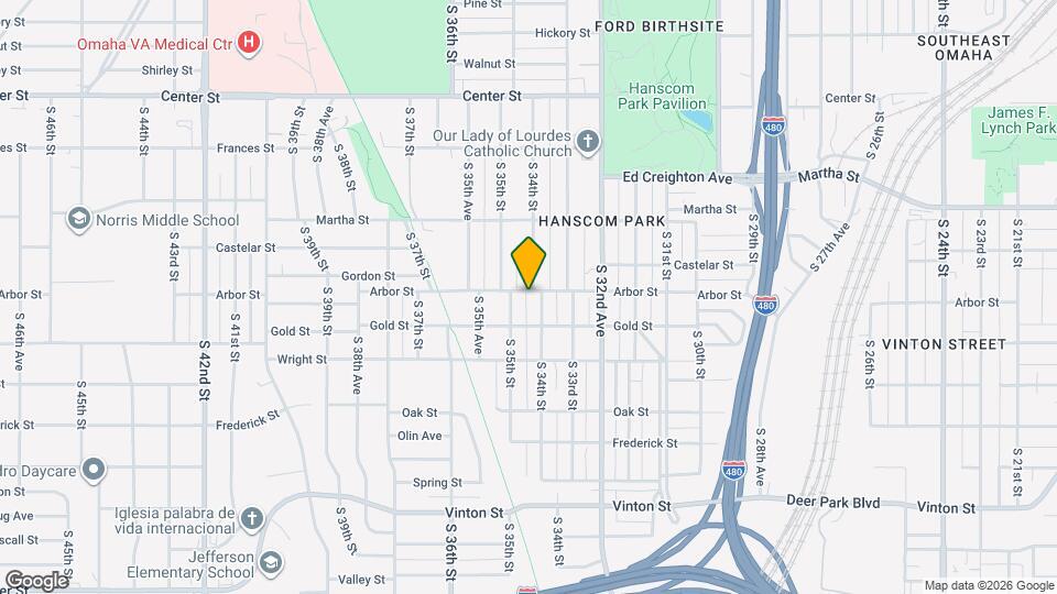 3403 Arbor St Map and Location Details