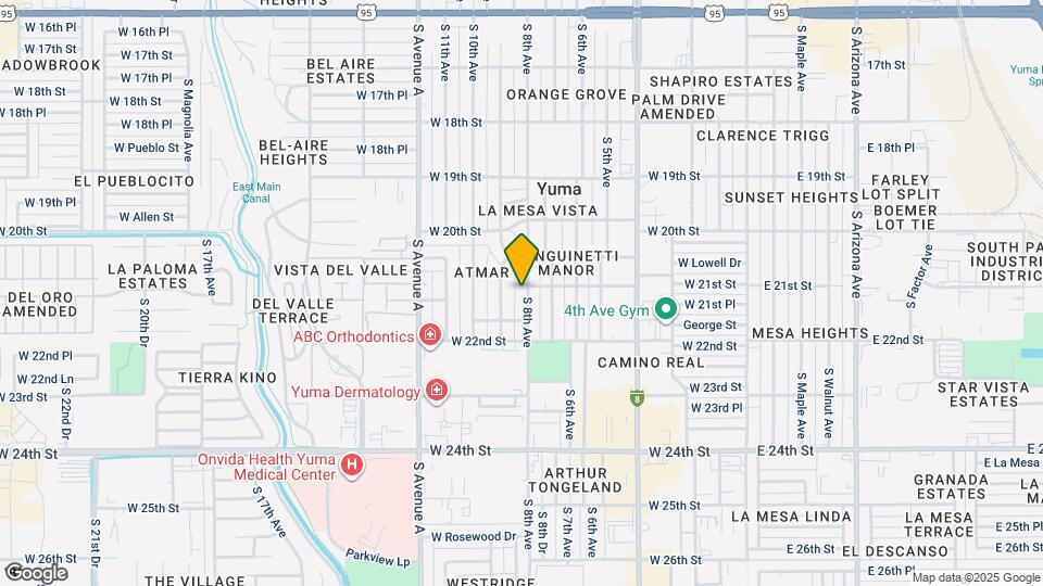 2116 S 8th Ave Map and Location Details