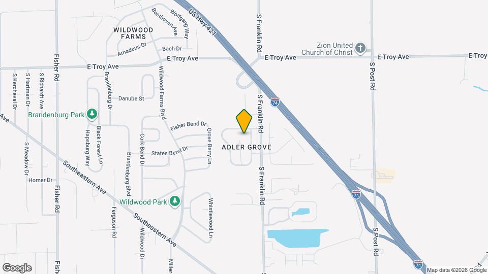 3321 Summer Breeze Cir Map and Location Details