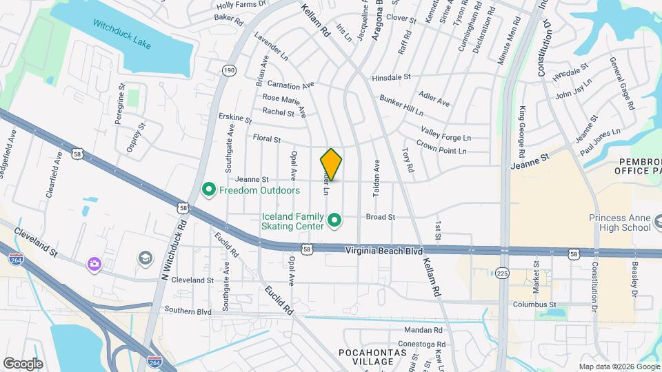 344 Lavender Ln Map and Location Details